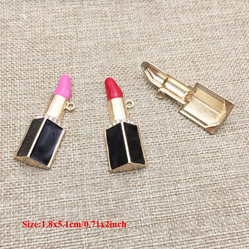 50 шт. модные подвески в виде помады для свадебного декора колье браслет цепочка