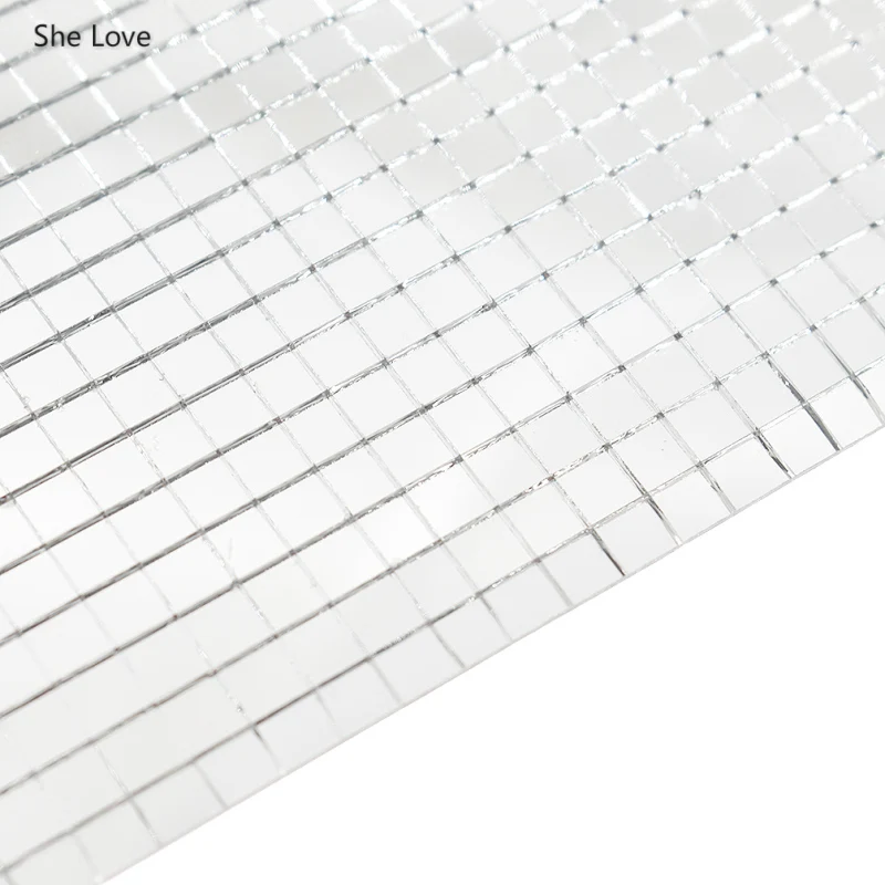Самоклеящаяся мозаичная плитка из настоящего стекла для рукоделия квадратное