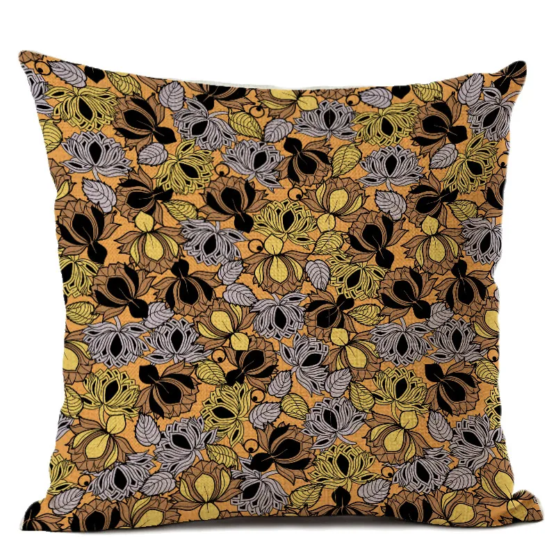 Богемный декоративный чехол для диванных подушек в стиле бохо этнический