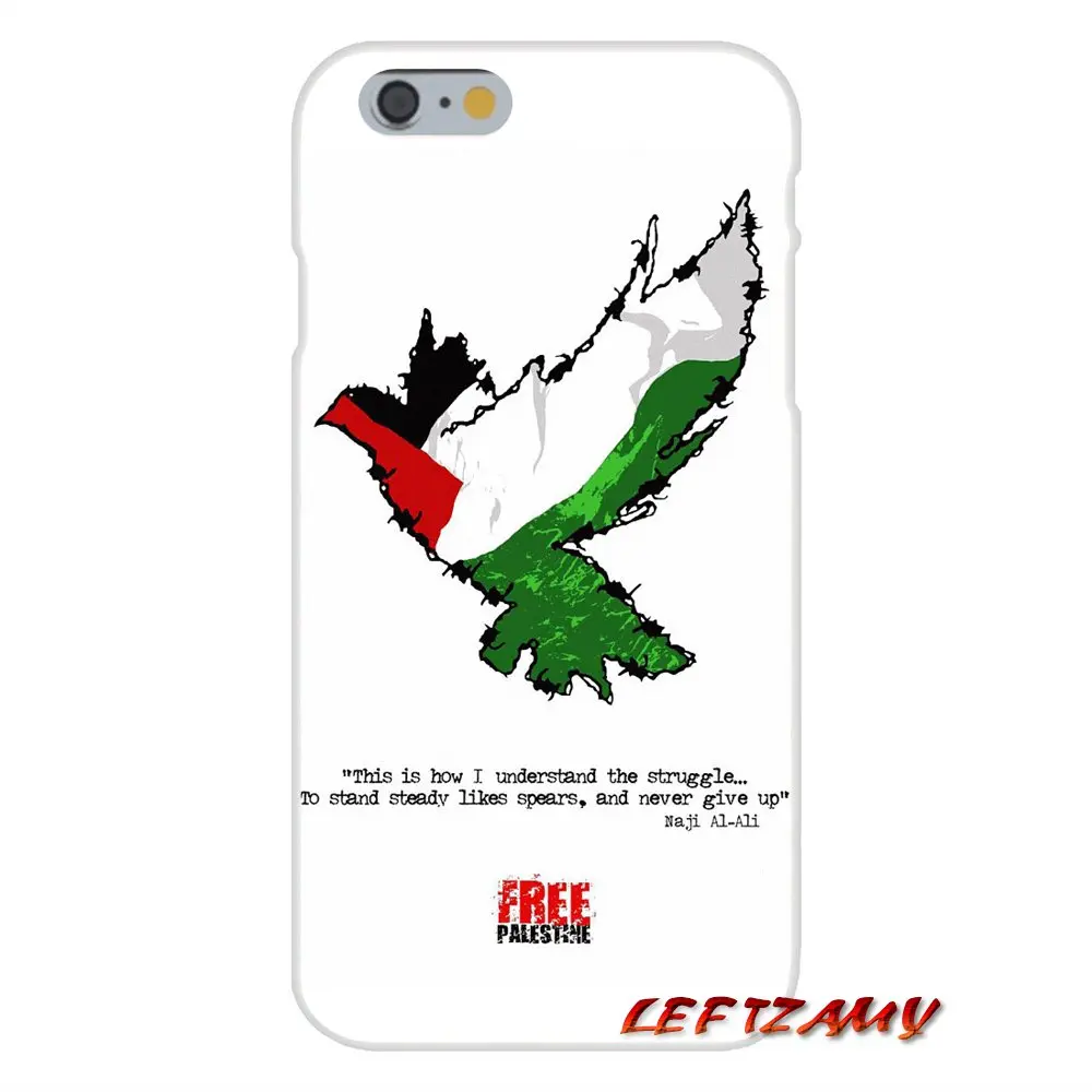 free palestine flag For iPhone X 4 4S 5 5S 5C SE 6 6S 7 8 Plus Accessories Phone Shell Covers | Мобильные телефоны и