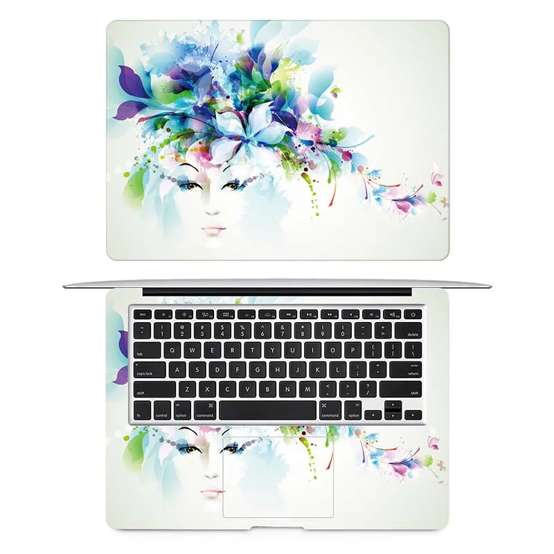 Цветочная фея наклейка для ноутбука для Apple наклейка на MacBook Pro Air retina 11 12 13 15 дюймов hp Mi Mac Book полное покрытие кожи ноутбука