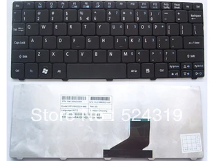 100% новая клавиатура для ноутбука Acer one 531 532G 521 532H 533H ZE6 NAV50 D255 D257 D260 D270 US макет|keyboard for