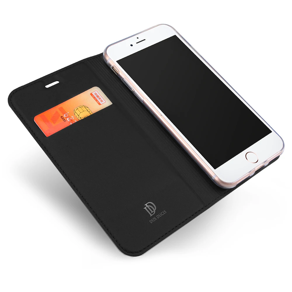 чехол на iphone 8 7 UX DUCIS кожаный флип для плюс Роскошный кошелек Книга телефон 6 6s