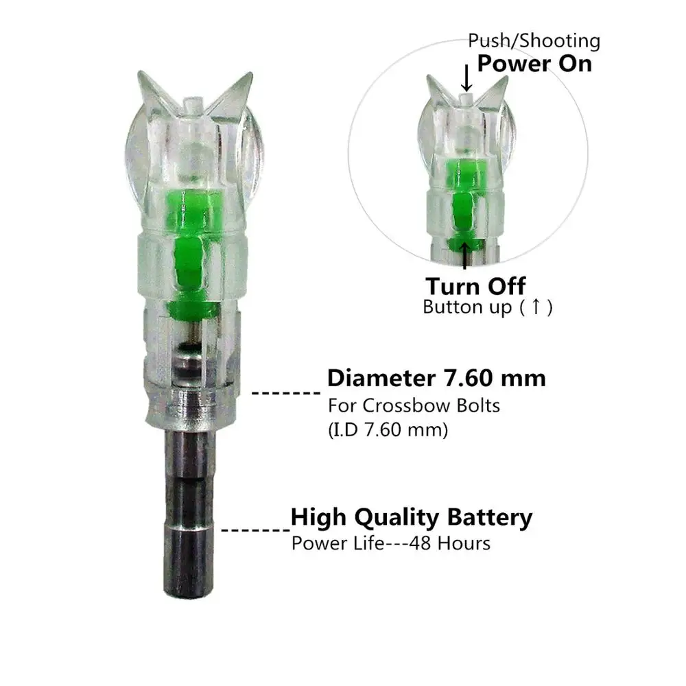 Стрелы для стрельбы из лука со светодиодной подсветкой автоматический