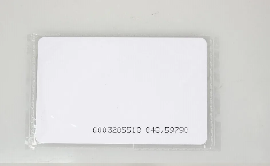 Оптовая продажа 5000 шт./лот TK4100/EM 4100 чип RFID 125 кГц белая чистая карта тонкая ПВХ ID