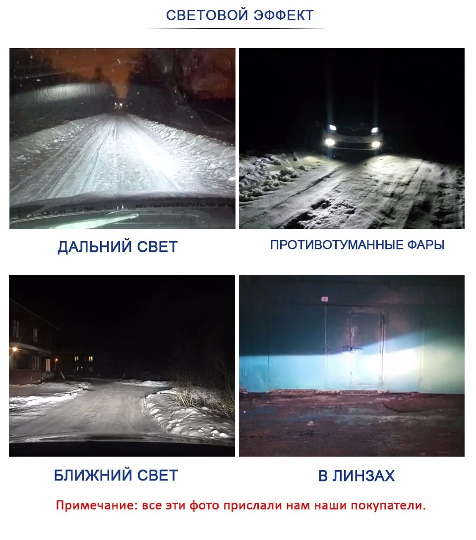 TC-X Светодиодные лампы H7 H1 H3 H11 9006/HB4 9005/H27 HB3/880 9012 H4 для ближнего дальнего света и для противотуманных фар только для рефлектора