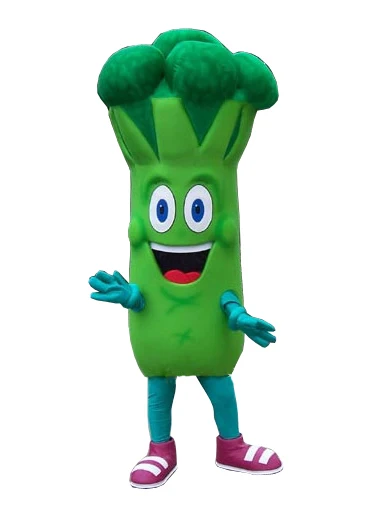 

Bruce Broccoli Mascot Costume Custom Fancy Costume Anime Cosplay Kits Mascotte for Halloween party event