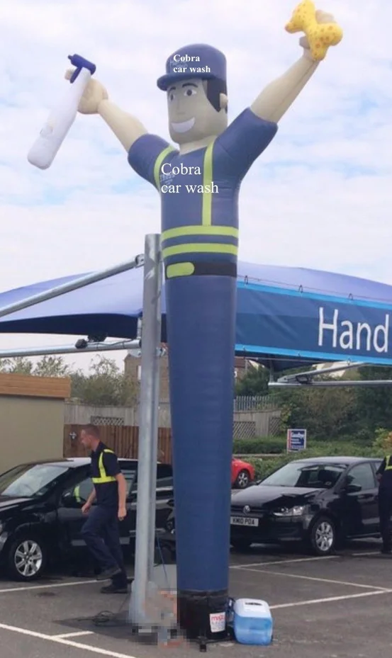 7 м надувной танцор для мытья автомобиля с воздуходувкой Быстрая доставка