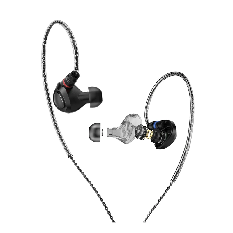 Наушники вкладыши ShanLing ME100 HiFi с динамическим драйвером и съемным музыкальным