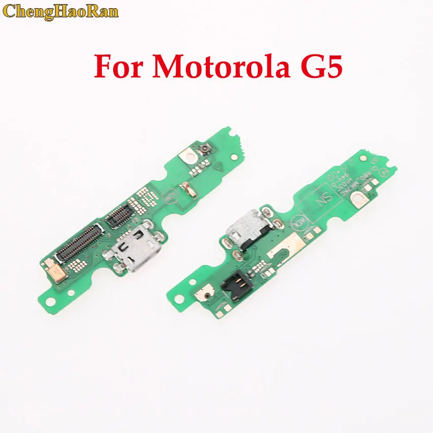 ChengHaoRan USB порт для зарядки плата Motorola Moto G5 Зарядное устройство Док станция разъем