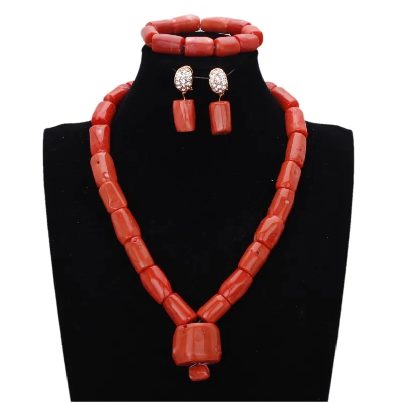 4ujewelry ювелирный набор африканские 100% оригинальные Коралловые бусы Набор
