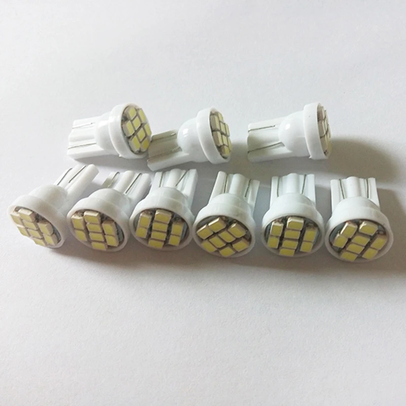 Автомобильный мигающий 50 шт. рекламный светодиодный T10 8 smd 1206 светодиодов 8SMD