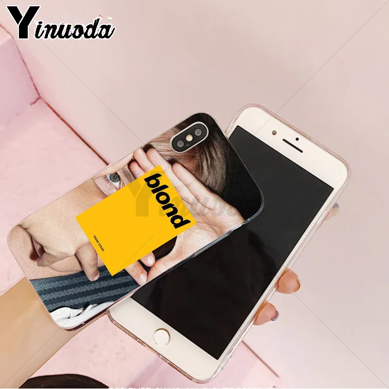 Yinuoda рисунок Frank Ocean Smart Cover Soft Shell чехол для телефона для iPhone 8, 7, 6, 6 S, Plus, 5, 5S SE XR X XS MAX корпус под плетенную сумку