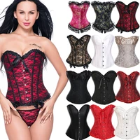 latex sexy black corset top gothic steampunk bustier 6xl plus size women mujer corselet overbust waist cincher boned corset
