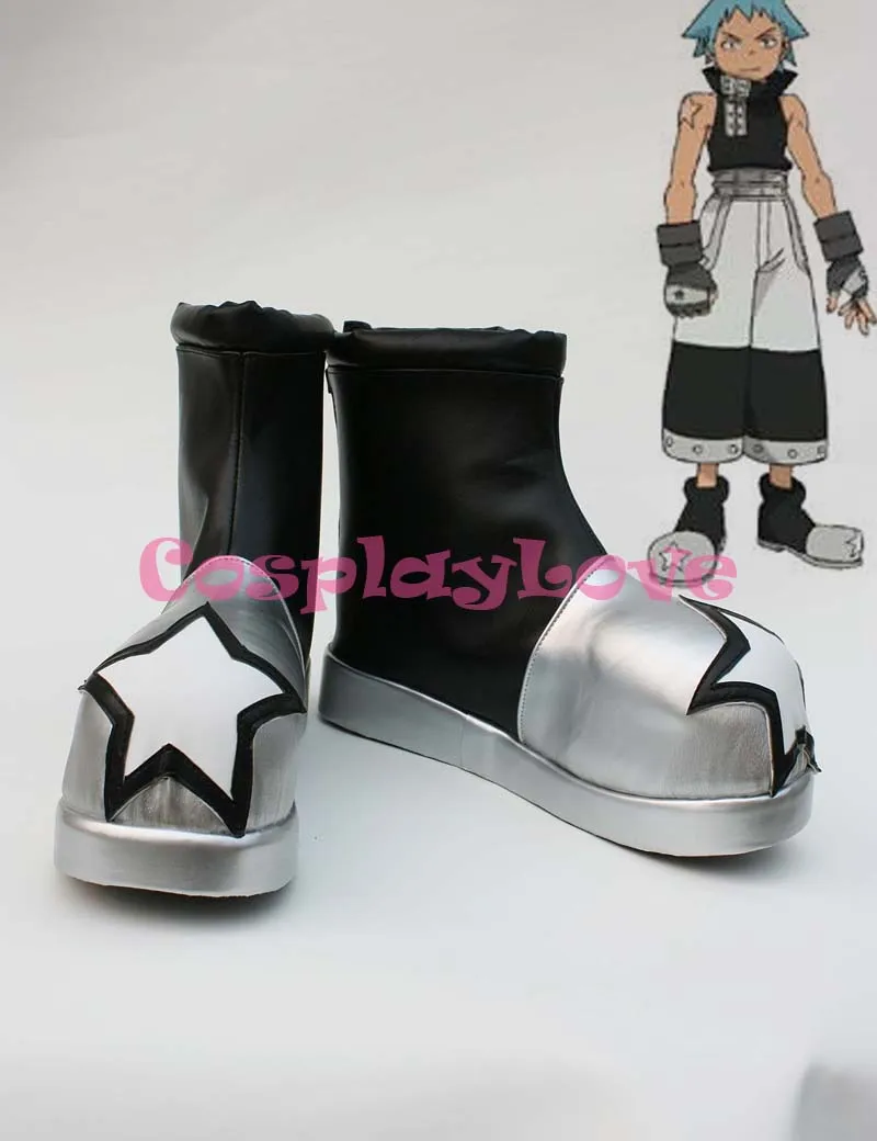 Обувь для косплея Soul Eater Black Star сапоги ручной работы