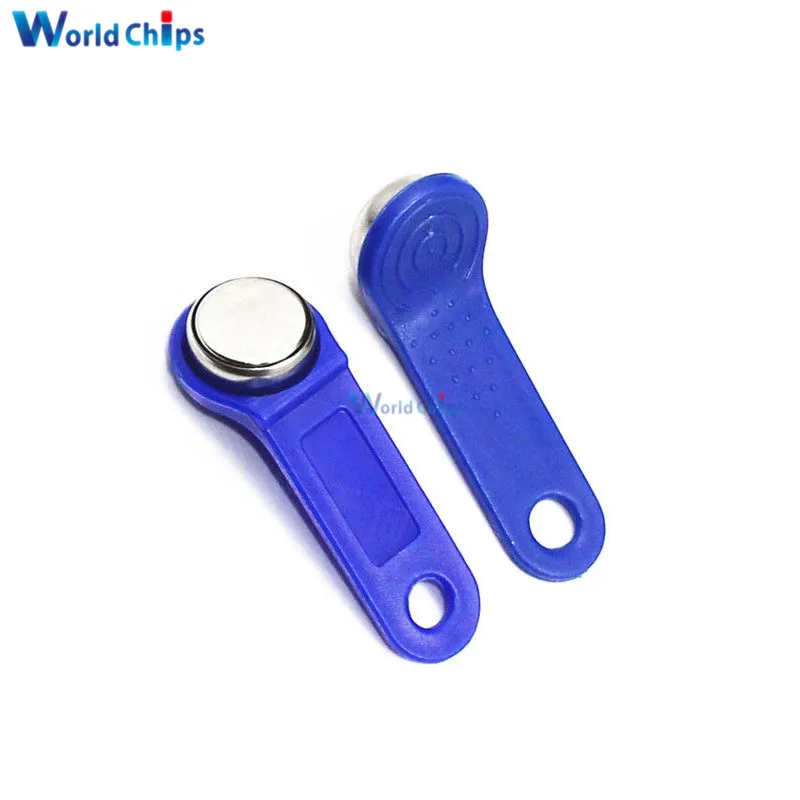 TM Card iButton Tag с настенным держателем синий M97 | Электронные компоненты и