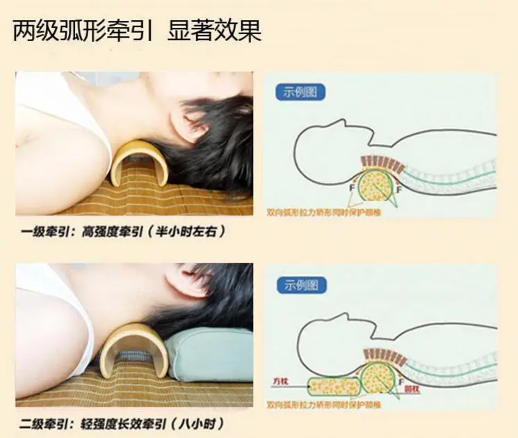 Шейная бамбуковая подушка для шеи здоровая жесткая шеи|pillow cervical|pillow neckpillow bamboo |