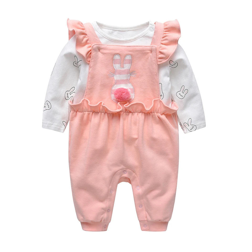 2 шт. детский трикотажный комбинезон с длинным рукавом | Мать и ребенок