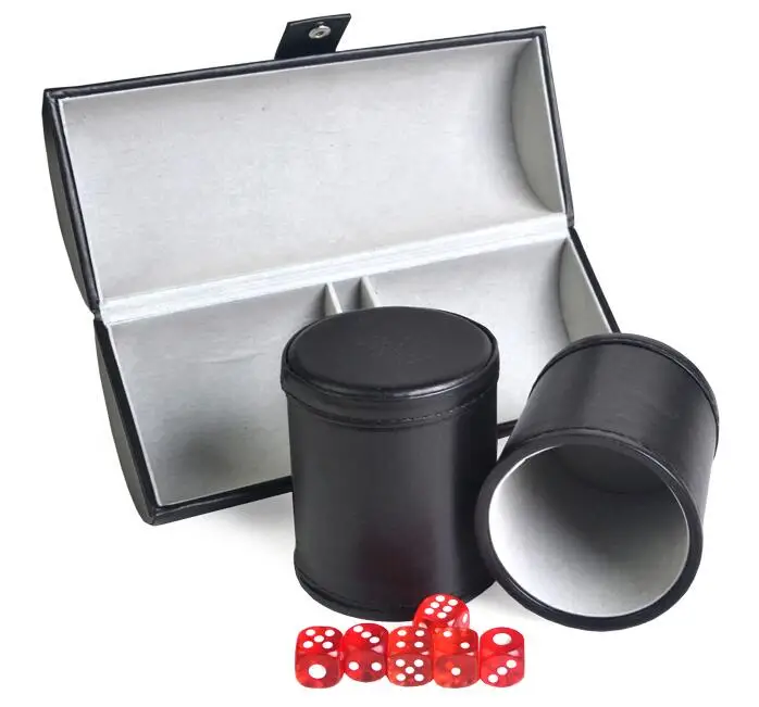 КТВ Бар азартные игры казино Техасский покер кожаный ящик для хранения с 2 набор