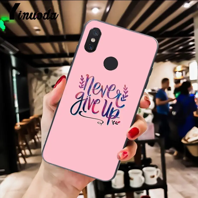Чехол для телефона Yinuoda Be Yourself с цитатами и ароматическими цветами Xiaomi Redm4X 6A 5A 7A