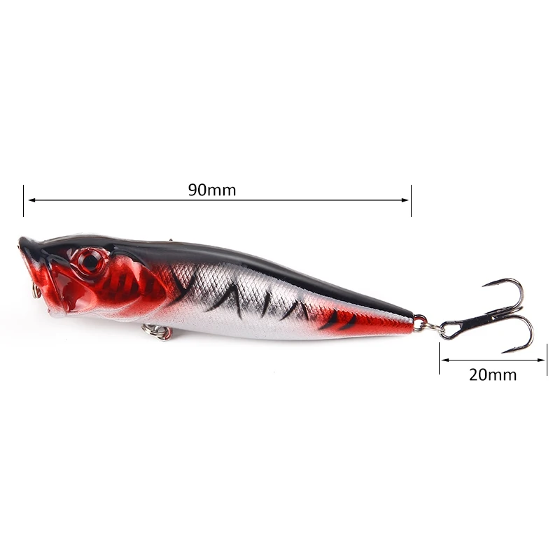 SEAPESCA Поппер рыболовная приманка 9 см 13 г плавающая твердая 3D Глаза рыболовные