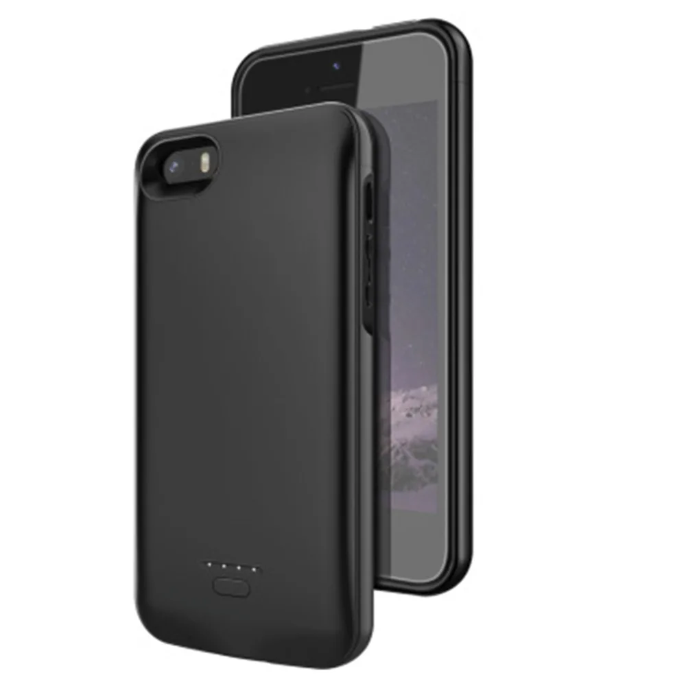 Ультратонкий умный чехол аккумулятор для iPhone 5 4000 мАч|Чехлы с аккумулятором| |
