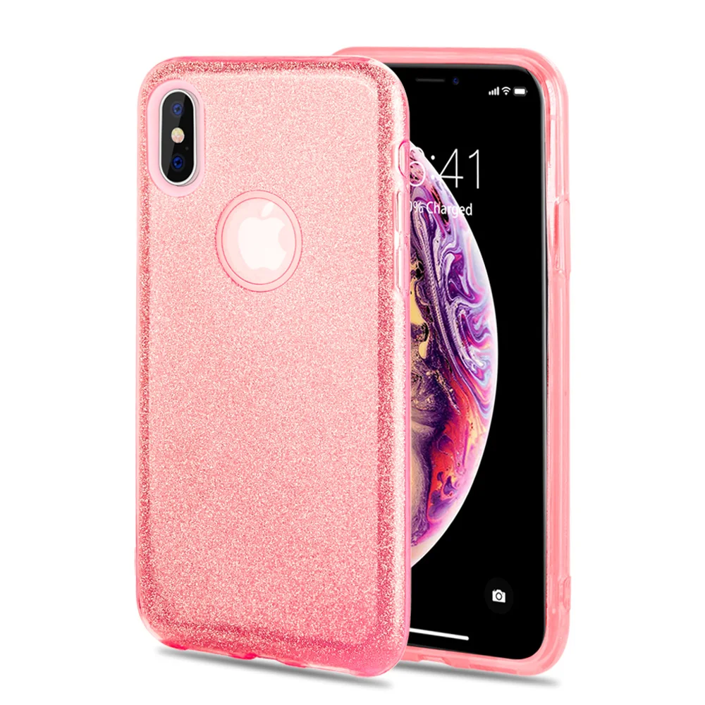 NYFundas for iphone XS MAX XR X case glitter bling cover back 8 7 6 6s plus iphoneXSMAX luxury with Lanyard |