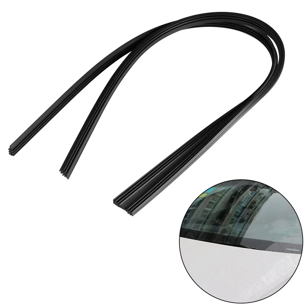 2 шт. черный силиконовый бескаркасная салфетка для автомобиля автобусное лобовое