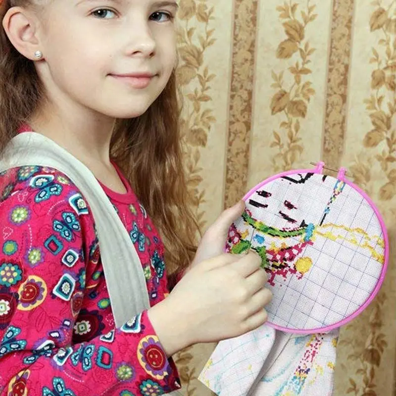 Hoomall крестообразные регулируемые швейные инструменты пластиковая вышивка