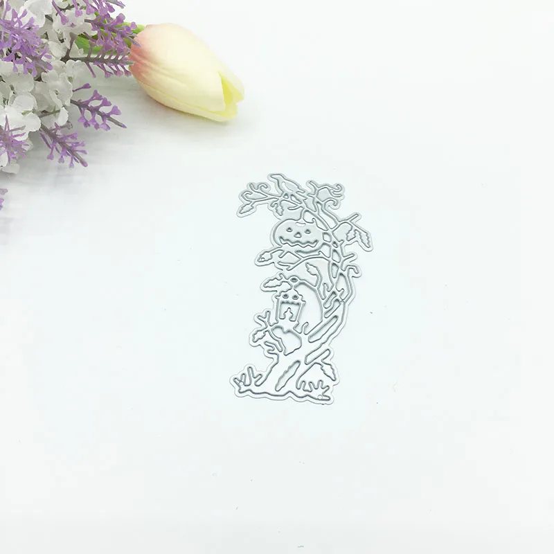 Julyarts Helloween Тыквы дерево резки металла умереть для скрапбукинга Nouveau Arrivage штампы Die
