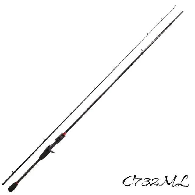 Черный TSURINOYA хакер 2,04 м 2,2 м 2,28 м литье/спиннинг удочка MF Action UL L ML m MH Vara De Pesca палка Бас Удочка Olta - Цвет: Черный
