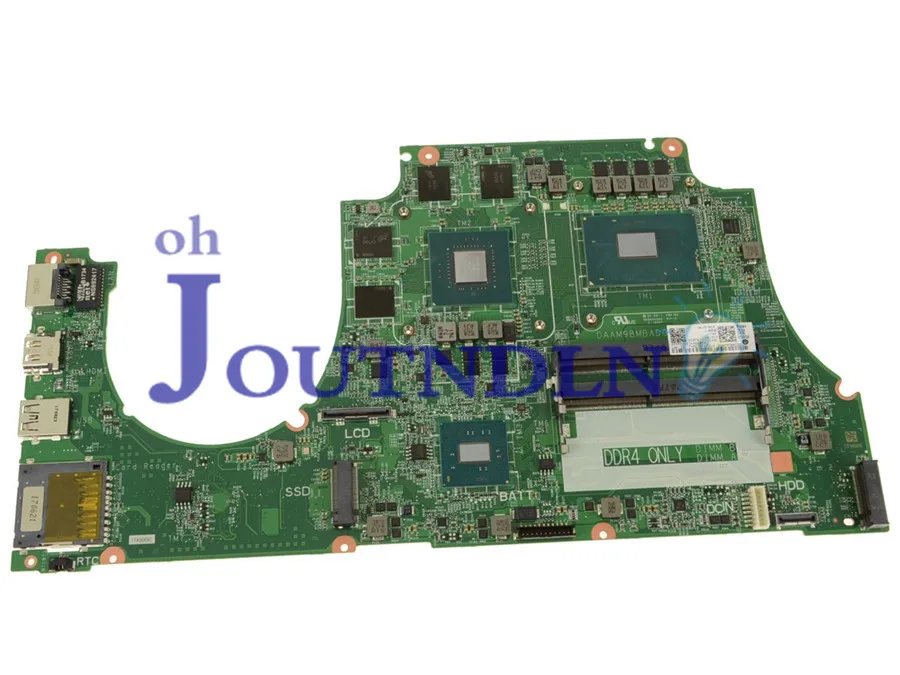 Материнская плата JOUTNDLN для ноутбука Dell Inspiron 15 5577 318DK 0318DK CN DA0R05MB8D2 W/ i5 7300HQ CPU GTX1050 4GB GPU