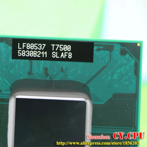 intel cpu ноутбук Core 2 Duo T7500 cpu 4M Socket 479 cache/2,2 GHz/800/двухъядерный процессор для ноутбука