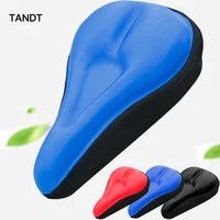 bicycle cushion cover thick silicone seat riding mountain bike seat bicycle accessories