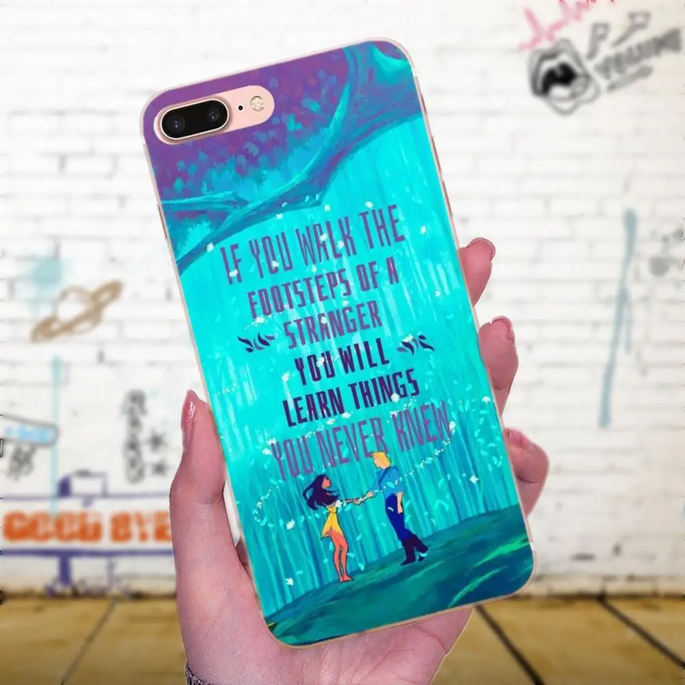 Cartoon Pocahontas Anime Soft Top Selling For Huawei P7 Honor 4C 5A 5C 5X 6 6C 6A 6X 7 7X 8 9 V8 V10 Y3II Y5II Y6II G8 Play Lite | Мобильные