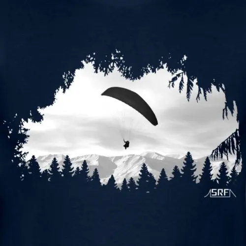 Новая Раскладушка Футболка Parapente A La Montagne футболка Homme Harajuku Boyfriend подарок мужская
