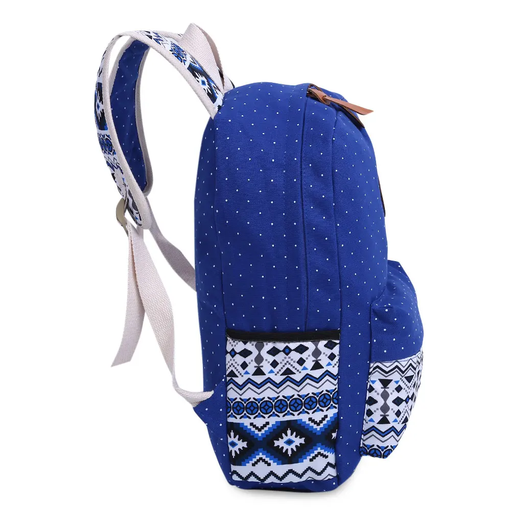 3 шт./компл. холст Повседневное печати композитный сумки лето Для женщин Рюкзаки