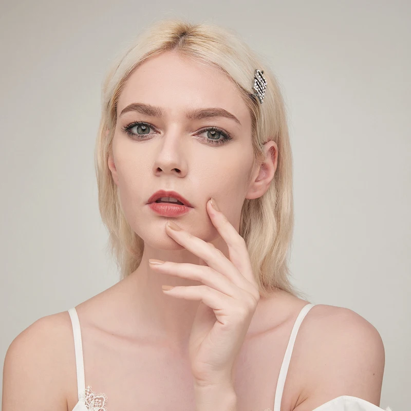 2020 заколки для волос с надписью на заказ золотистые покрытием