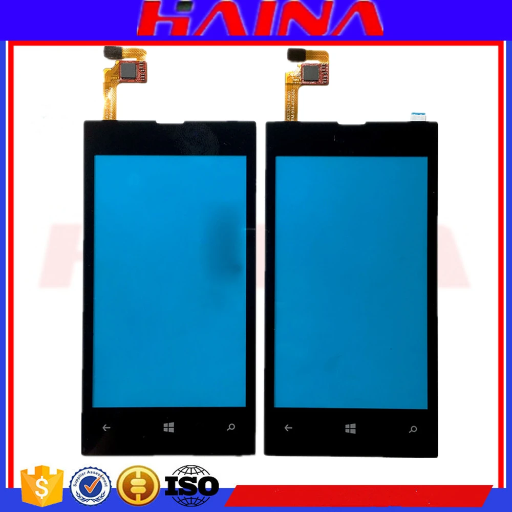 Рамка + сенсорная панель для Nokia Lumia 520 сенсорный экран дигитайзер Переднее стекло