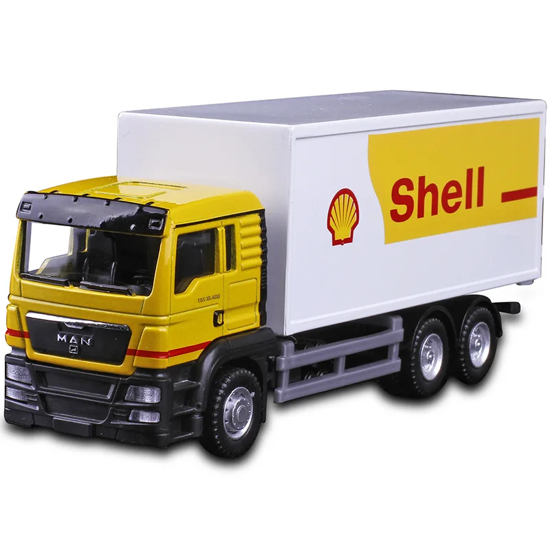 5 with original box Высокая имитация RMZ город 1: 64 Diecasts и игрушечные транспортные средства Автомобиль Стайлинг человек контейнеровоз сплав грузовик модель детский подарок вытяните назад игрушки - Цвет: 5 with original box