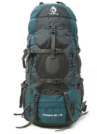 Синий цвет Jungle King новые сумки для альпинизма 50+ 5L Большой Вместительный рюкзак с качественной системой с непромокаемым чехлом кг - Цвет: Синий цвет