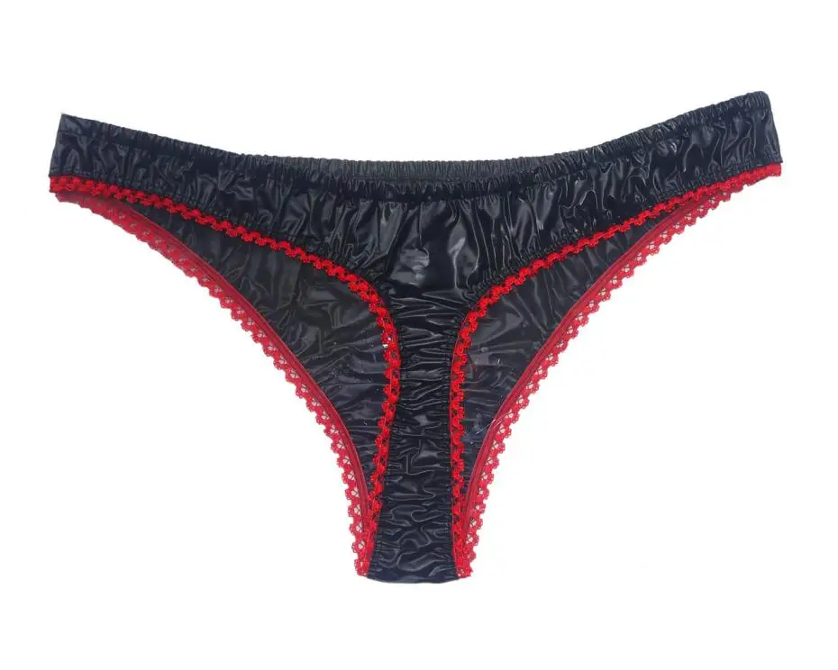 ABDL взрослый ребенок Сисси ПВХ стринги Нижнее белье T-02