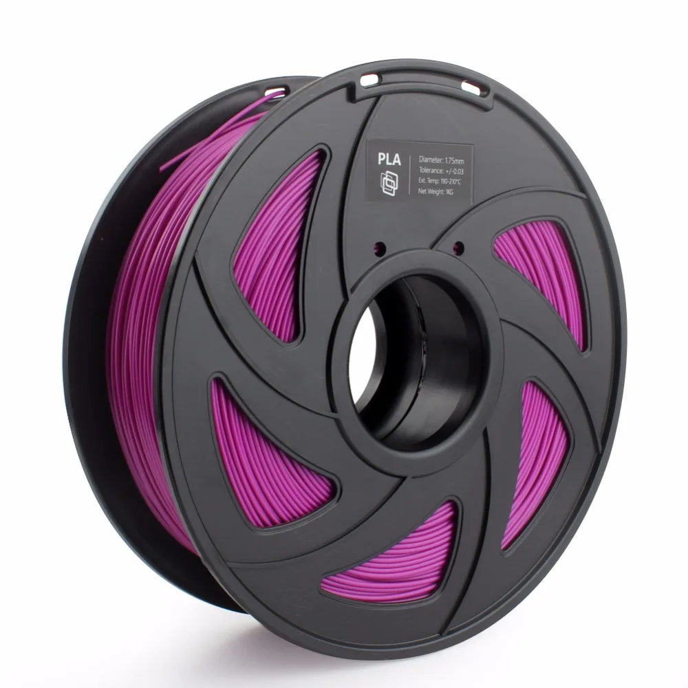 Пластик CREOZONE PLA 1 75 мм кг нить для 3D принтера фиолетового цвета|pla filament 1.75mm 1kg|filament