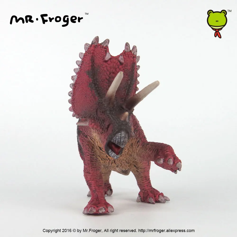Mr.Froger Styracosaurus Модель игрушечный динозавр Трицератопс Классические игрушки детские животные милые модели Коллекция Юрского периода подарки (art.: 7a16b8d76) - 7a16b8d76