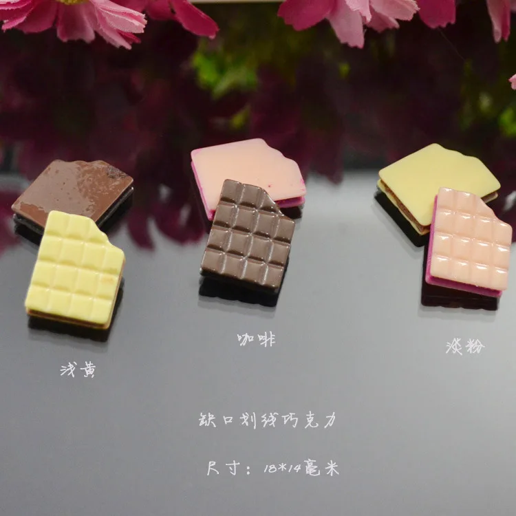 Resin Accessories Gap Chocolate Cream Following Pencil Case Diy Materials Of Food Play Hair Accessories