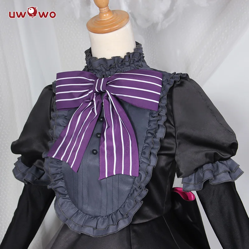 UWOWO Nursery Rhyme Cosplay Fate Grand Order Black Dress Costume Alice |