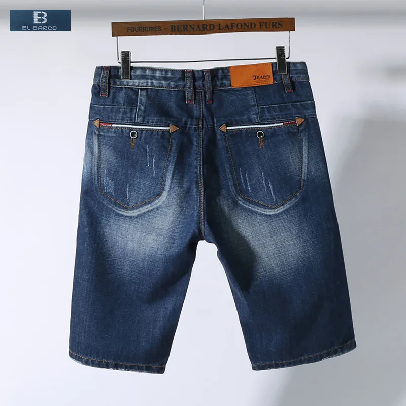 Шорты мужские из денима с карманами до колен хлопок|short trousers|mens bermudajean men bermudas |