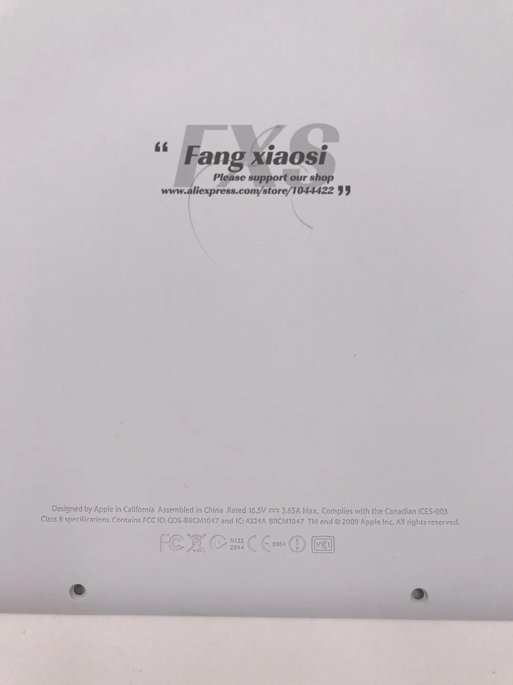 Настоящая Новинка для Macbook Unibody A1342 задняя крышка 13 3 &quotцвет белый 2009 Бесплатная