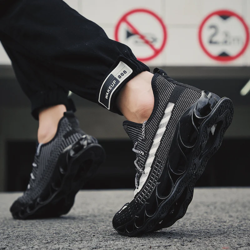 Men Fashion Spring Blade Shoes Outdoor Sport For Male Sneakers Breathable Running Casual Mesh Sneaker Walking | Обувь