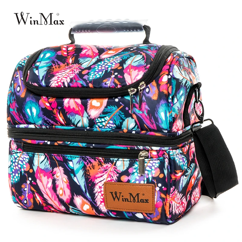 

Winmax Brand Thicken waterproof Cooler Lunchbox Insulated Thermal Food Fresh Wine Picnic Tote Handbag Men Women Cooler Lunch Bag
